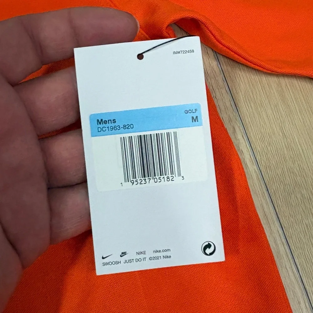 Nike Golf Mens Orange Charity Polo Classic Tampa Bay Shirt DC1963-820 Medium NWT